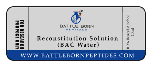 Reconstitution Solution (BAC Water) 10ml - Battle Born Peptides