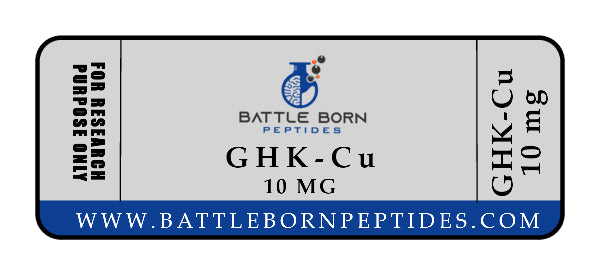 GHK-Cu 10mg - Battle Born Peptides
