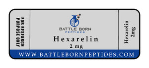 Hexarelin 2MG - Battle Born Peptides