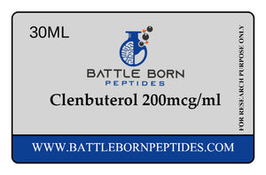 Liquid Clen ( Clenbuterol ) 200mcg/Ml 30ml - Battle Born Peptides