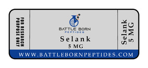 Selank 5MG / 30MG - Battle Born Peptides