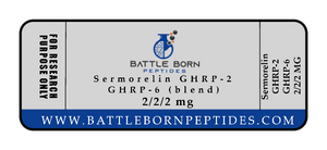 Sermorelin GHRP-2 GHRP-6 blend 6mg - Battle Born Peptides