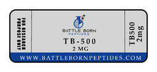 Load image into Gallery viewer, TB500 2MG/5MG - Battle Born Peptides
