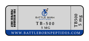 TB500 2MG/5MG - Battle Born Peptides