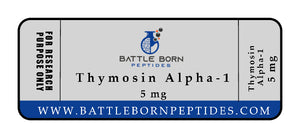 Thymosin Alpha-1 2mg / 5mg - Battle Born Peptides